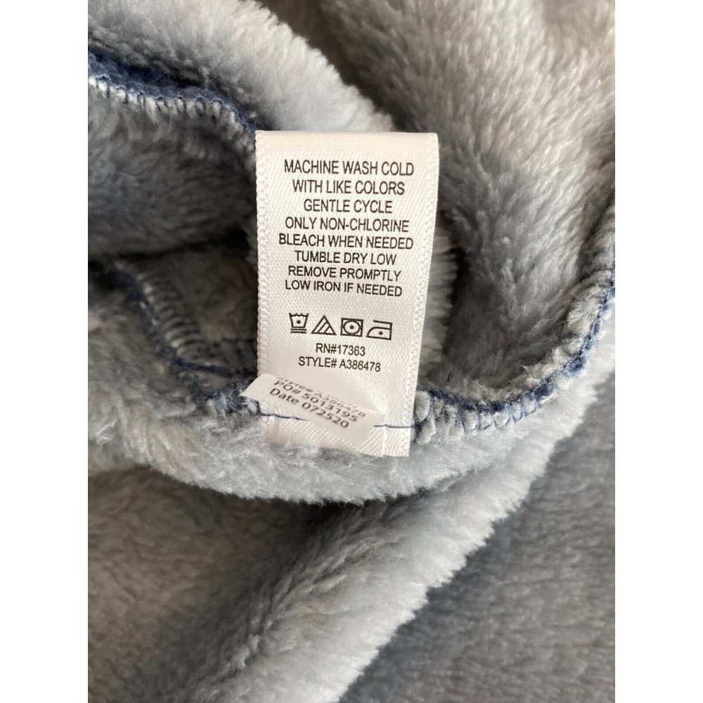 Koolaburra by UGG womens robe size XS soft fleece blue - Picture 5 of 7